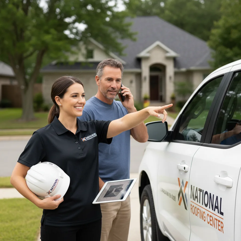 National Roofing Center customer support in Corrigan